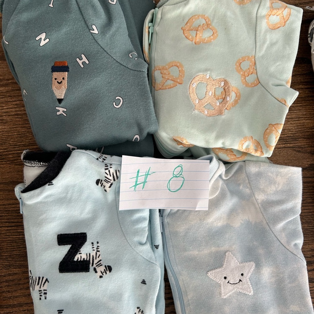 Kids Pajamas Set - Blue and Green